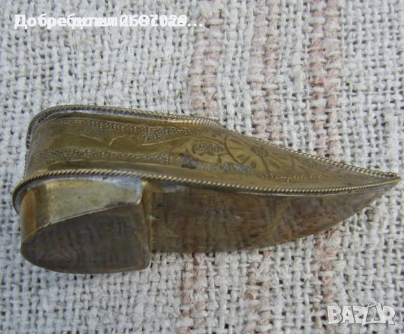 Обувка Стъргало чистене на обувки антика ковано желязо, събувалка за ботуши/обувки, месинг, снимка 17 - Антикварни и старинни предмети - 40044822