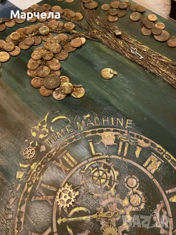 Картини "Дърво на парите" с монети, снимка 5 - Картини - 48769357