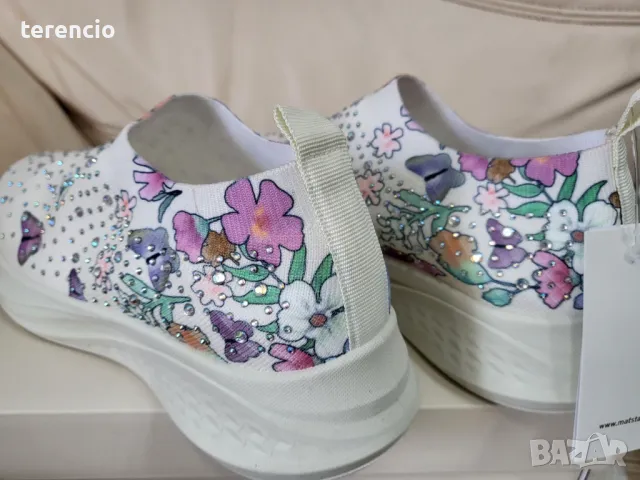 Нови дамски маратонки беж - пеперуда, снимка 4 - Маратонки - 49298289