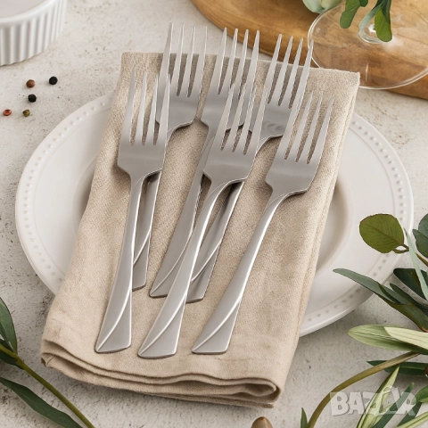 Вилици Bohmann BH 5813MR, 6 броя, неръждаема стомана, снимка 2 - Други - 51926192