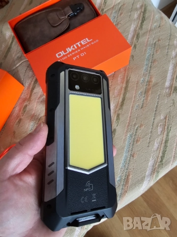 Единственият смартфон Oukitel WP100 Titan 5G  с огромна батерия 33000mAh  - за да сте винаги готов и, снимка 3 - Други - 52810697