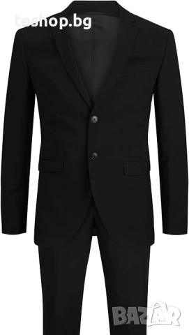 Мъжки костюм JACK & JONES супер слим размер L, снимка 4 - Костюми - 54015353