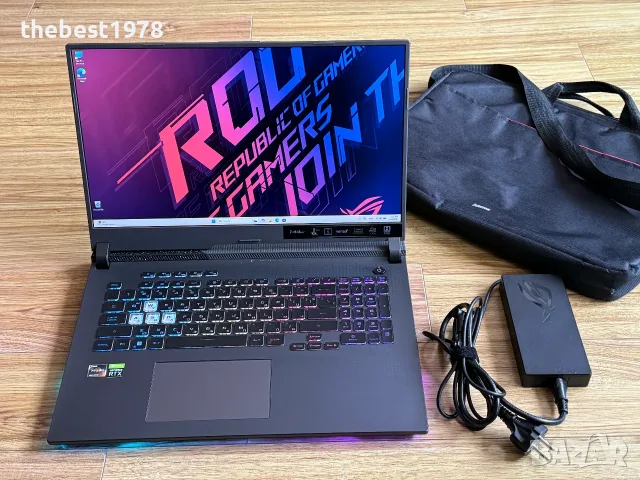 17.3 Asus Rog Strix`Ryzen 7 4800H 16GB RAM 512GB SSD RTX 3050Ti 144Hz Full HD IPS