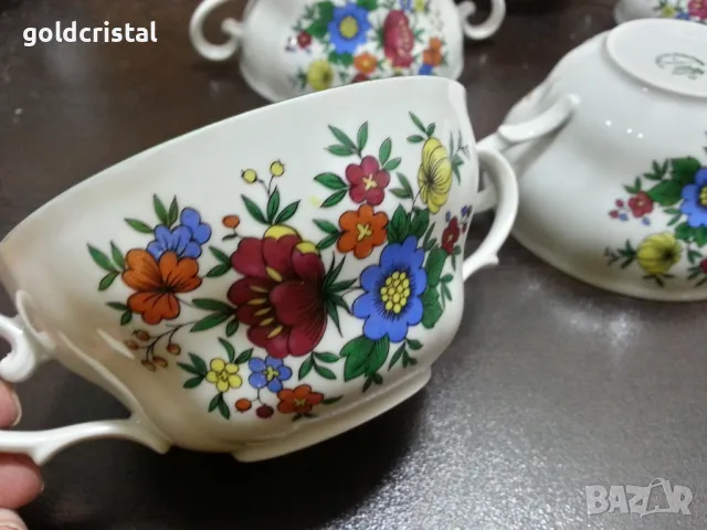 Стар немски порцелан купички , снимка 4 - Антикварни и старинни предмети - 48646363