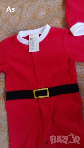 Продавам Бебешки екип на Дядо Коледа – нов, снимка 13 - Комплекти за бебе - 52499492