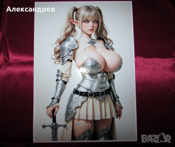 Еротични аниме плакати ОБЛЕЧЕНИ А4 подходящи за подарък anime манга hentai 