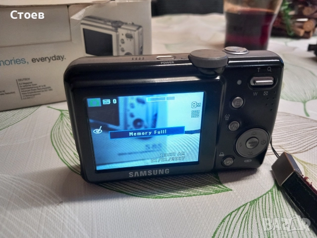Продавам Фотоапарат Samsung S85 с оригинална кутия , снимка 5 - Фотоапарати - 52742385