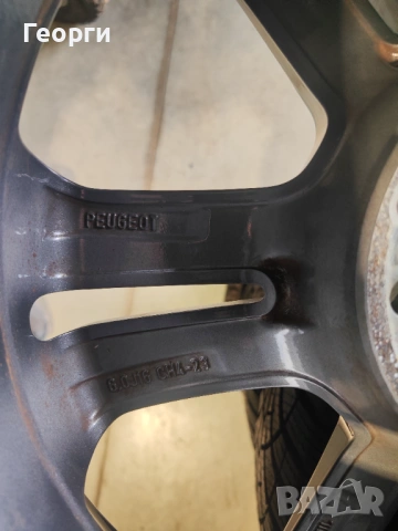 4бр.алуминиева джанта 16цола за Peugeot 5x108, снимка 7 - Гуми и джанти - 54107096