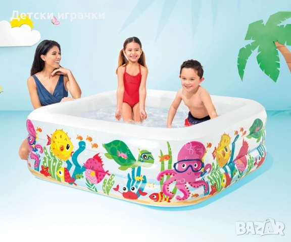 Детски надуваем басейн Аквариум INTEX Sea Aquarium, , снимка 2 - Басейни и аксесоари - 50814852
