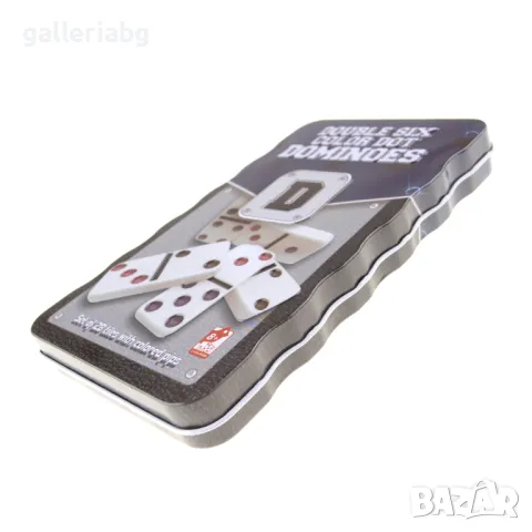 Игра на домино в метална кутия, снимка 2 - Домино - 49325269