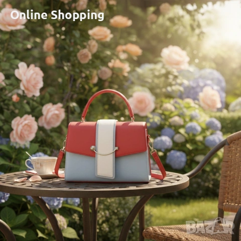 Елегантна дамска чанта в 7 цвята - компактна и стилна за всеки повод, снимка 9 - Чанти - 53270621