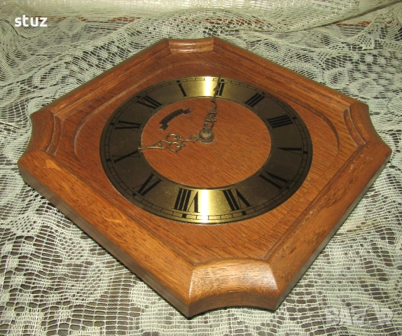 Немски стенен часовник Smeckenbecher / Junghans, снимка 4 - Антикварни и старинни предмети - 53965062