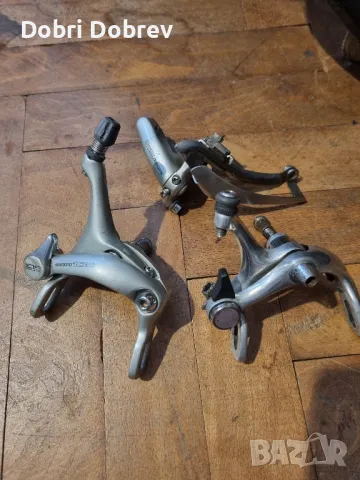 шосеени части ретро велосипед и деклашор campagnolo челюсти shimano 105 кормило седалка , снимка 2 - Части за велосипеди - 50389559