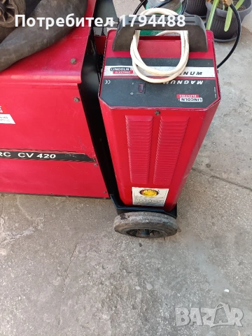Телоподаващо Lincoln CV420 Mig Mag CO2, снимка 5 - Други машини и части - 54156556