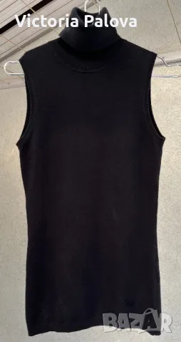 Черно поло без ръкави HALLHUBER DONNA Германия, снимка 4 - Корсети, бюстиета, топове - 47655790