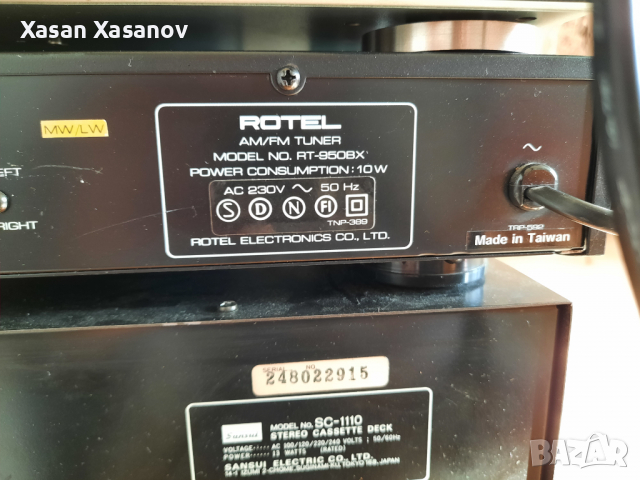  ROTEL SANSUI , снимка 3 - Аудиосистеми - 36532275