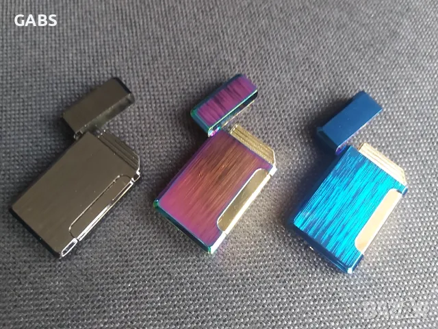 Луксозна газова запалка в подаръчна кутия,три цвята, снимка 4 - Запалки - 49217071
