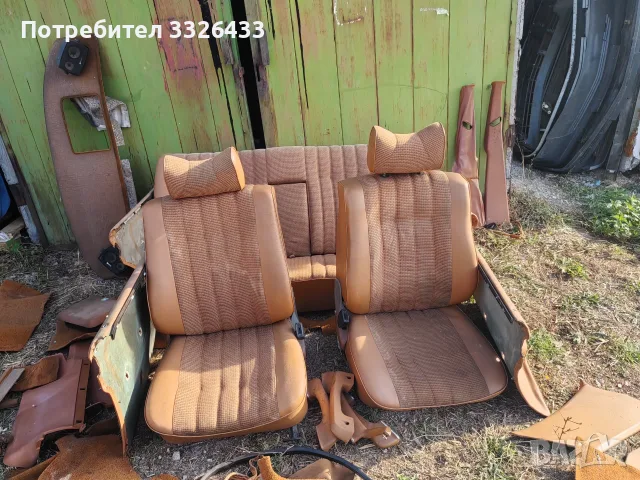 Бежов интериор от Мерцедес 123 , снимка 10 - Автомобили и джипове - 56415729