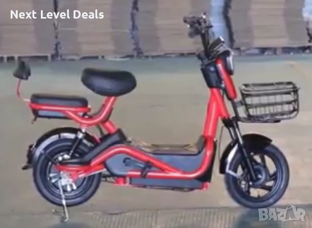 🛵 Електрически скутер Motor9 48V12AH, снимка 4 - Мотоциклети и мототехника - 52842754