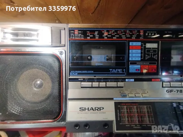 Продавам Шарп GF 780, снимка 2 - Радиокасетофони, транзистори - 56424743