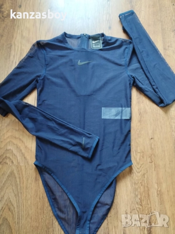 NIKE CITY READY MESH BODYSUIT - страхотно боди КАТО НОВО С, снимка 4 - Корсети, бюстиета, топове - 52324809
