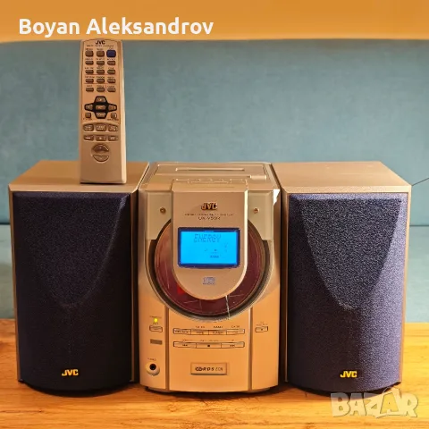 JVC UX-V55R - Дизайнерска микро Hi-Fi аудио система с вертикален диск, снимка 2 - Аудиосистеми - 55945396
