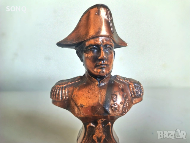 Бронзов Бюст На Наполеон I Ватерло, снимка 3 - Антикварни и старинни предмети - 54067121