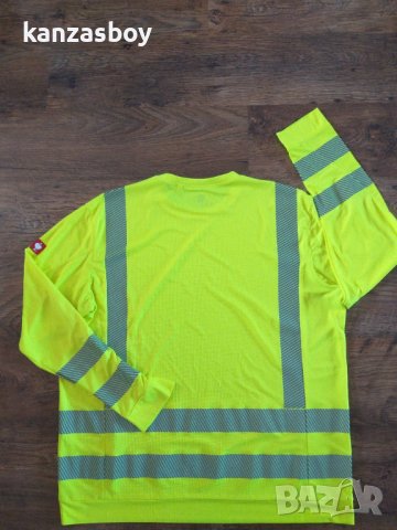 engelbert strauss warnschutz funktions longsleeve - мъжка работна блуза КАТО НОВА 3ХЛ точни размери , снимка 10 - Блузи - 40061371