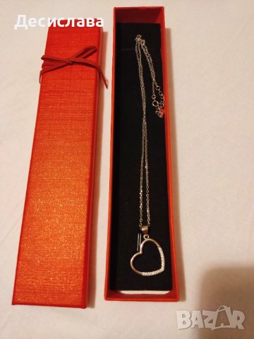 Сребърно колие , снимка 1