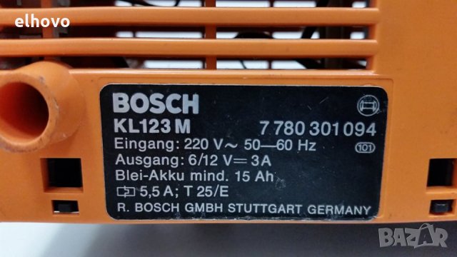 Зарядно за акумулатор BOSCH KL123M, снимка 5 - Аксесоари и консумативи - 30178449