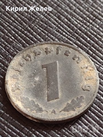 ДВЕ МОНЕТИ 1 райхспфенинг 1944г. - 2 райхспфенинг 1937г. ГЕРМАНИЯ ТРЕТИ РАЙХ С СВАСТИКА 26701, снимка 2 - Нумизматика и бонистика - 38467390