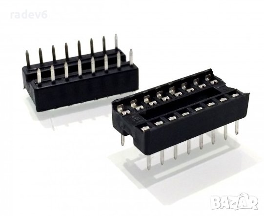 Цокъл за интегрална схема с 16 крака, DIP