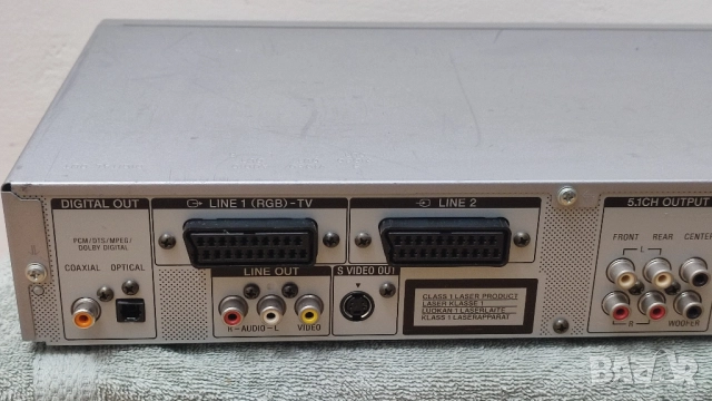 DVD плеър SONY - съраунд 5.1 с аналогови изходи за всеки канал + цифрови изходи, снимка 11 - Плейъри, домашно кино, прожектори - 52663746