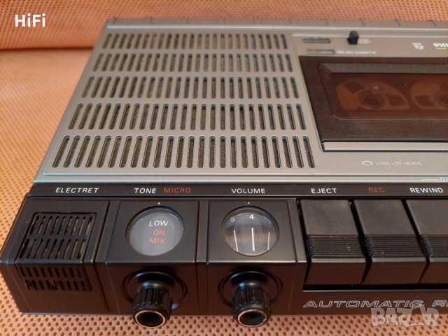 Касетофон Philips N 2215 - 1976г., снимка 10 - Радиокасетофони, транзистори - 31823208