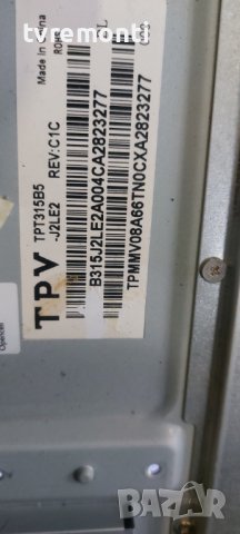LED подсветка за дисплей TPT315B5-J2LE2 REV.C1C за телевизор PHILIPS модел 32PFL3807H/12