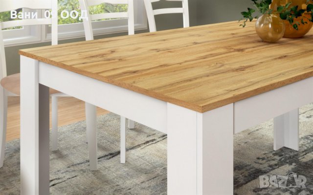 Красива и стабилна трапезна маса, снимка 3 - Маси - 36721832