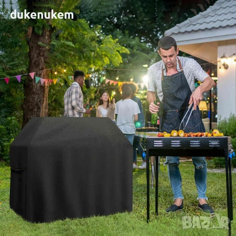Голямо водоустойчиво покривало за барбекю, UV защита 184 x 67 x 120 см, снимка 2 - Други стоки за дома - 52750034