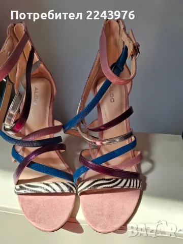Сандали на висок ток Аldo, снимка 3 - Сандали - 50122594