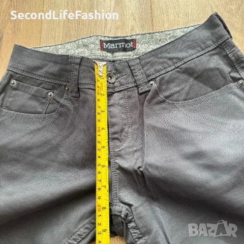 Дамски панталон Marmot 3/4 сив размер S, снимка 5 - Панталони - 53910709