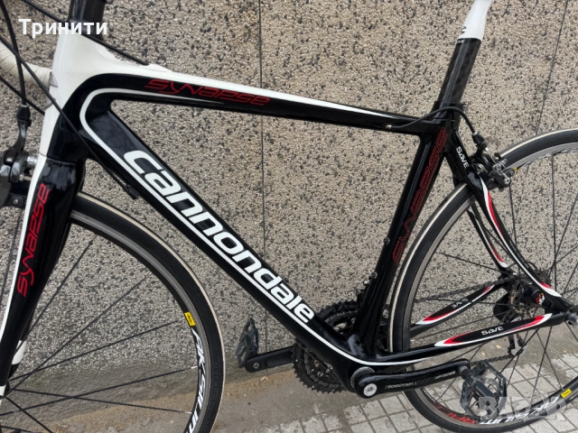 Cannondale Synapse Carbon/Shimano 105/Mavic Aksium RACE/шосеен велосипед, снимка 3 - Велосипеди - 54015845