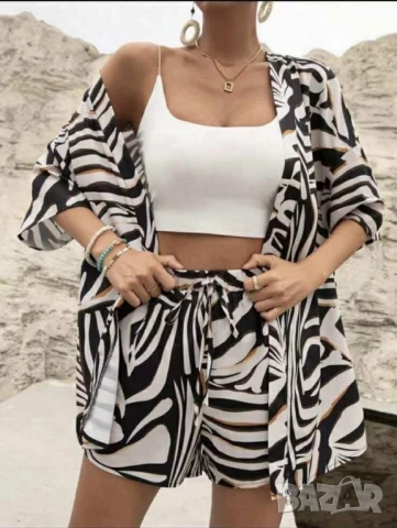 дамски комплект риза и панталонки , снимка 12 - Комплекти - 50873993