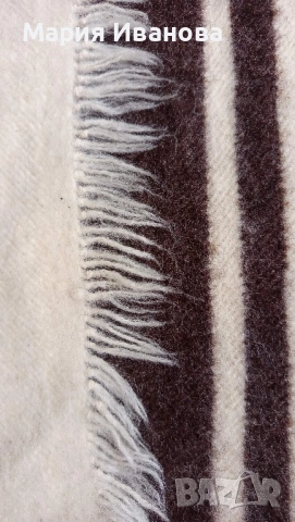 Автентично Родопско одеяло 100% Вълна, Ръчно тъкано (отлично състояние), снимка 16 - Олекотени завивки и одеяла - 53938240