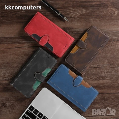 Tecno Camon 19 / 19 Pro Magnetic Wallet Кожен Калъф и Протектор