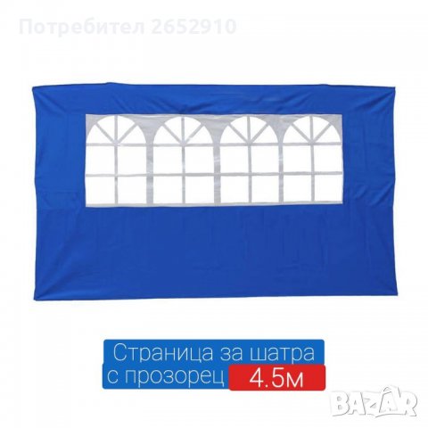 Гумирани, непромокаеми платнища, страници 2х2 3х3 2х4 3х4,5 3х6м за сгъваеми шатриТОПЦена 15лв/7,67€, снимка 17 - Палатки - 36594932