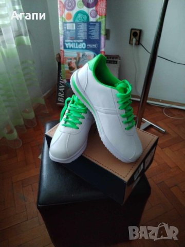 Мъжки кожени маратонки № 41 нови, снимка 2 - Маратонки - 44339414