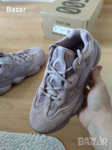 Adidas Yeezy Boost 500 Purple Lavender Pink Нови Оригинални Дамски Обувки Маратонки Размер 39 Номер , снимка 4 - Други - 40810515