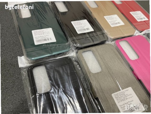 Huawei P Smart 2021 калъф тип тефтер и силикон Carbon, снимка 2 - Калъфи, кейсове - 30966600