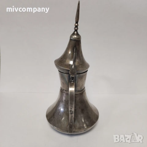 Сребърен чайник-кафеварка 115.78гр., снимка 5 - Колекции - 51370472