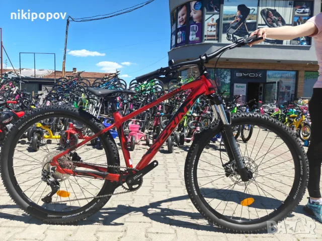 Промо велосипед 27.5" Sprint APOLON PRO червен, снимка 12 - Велосипеди - 56070219