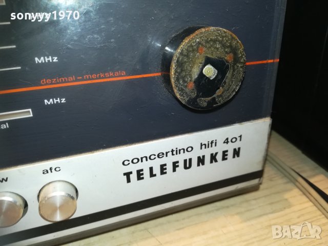 telefunken concertino hifi 401 receiver-sweden 2110201634, снимка 15 - Ресийвъри, усилватели, смесителни пултове - 30504533